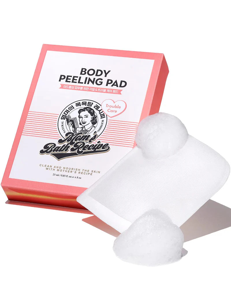Mom's Bath Recipe - Body Care Exfoliating Pad 1box (25ml:8)