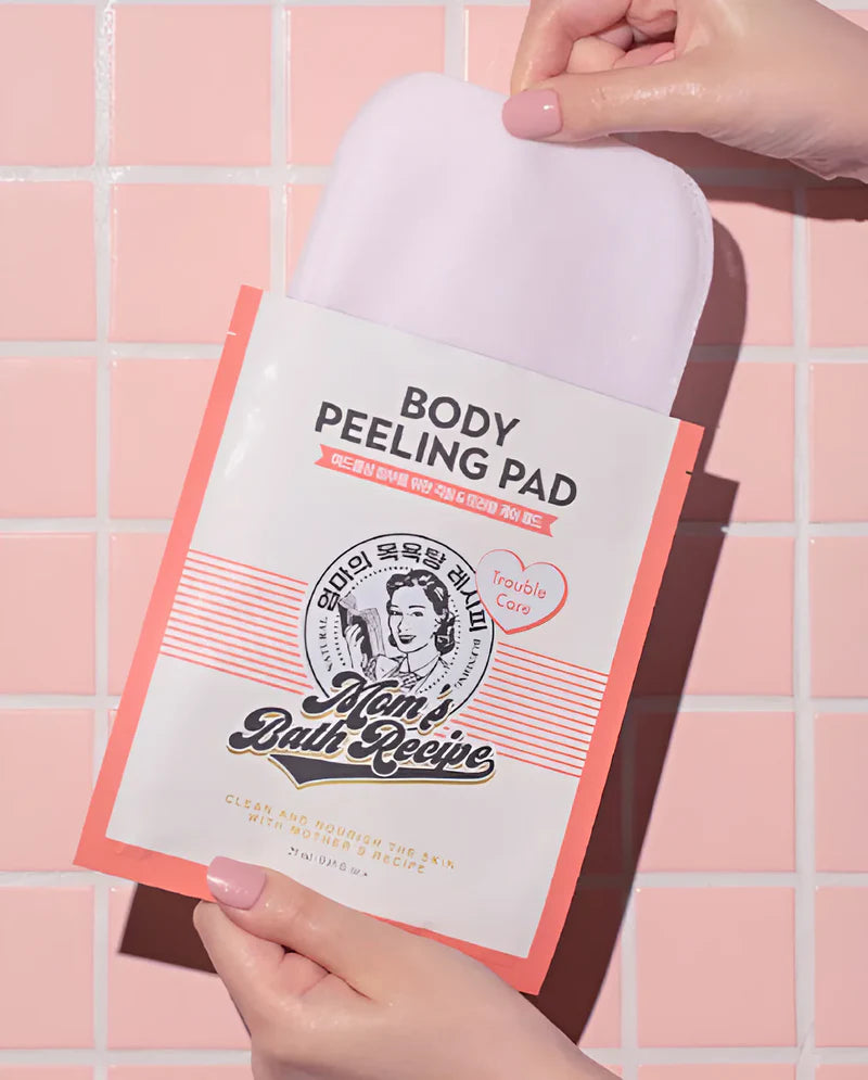 Mom's Bath Recipe - Body Care Exfoliating Pad 1box (25ml:8)