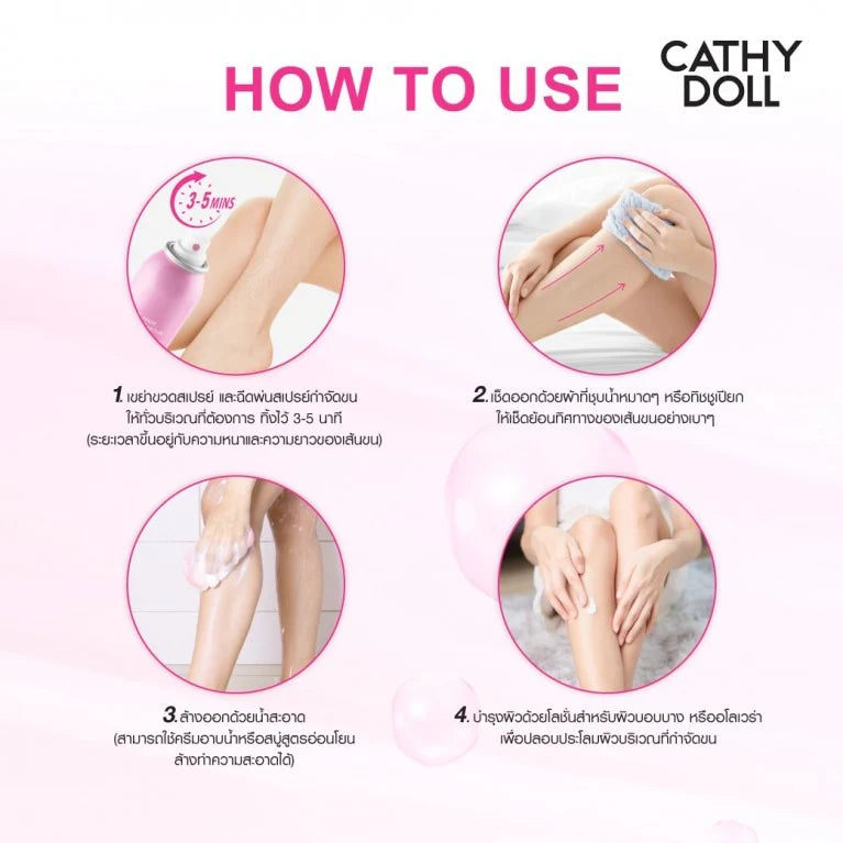 Cathy Doll Hair Removal Spray 120ml