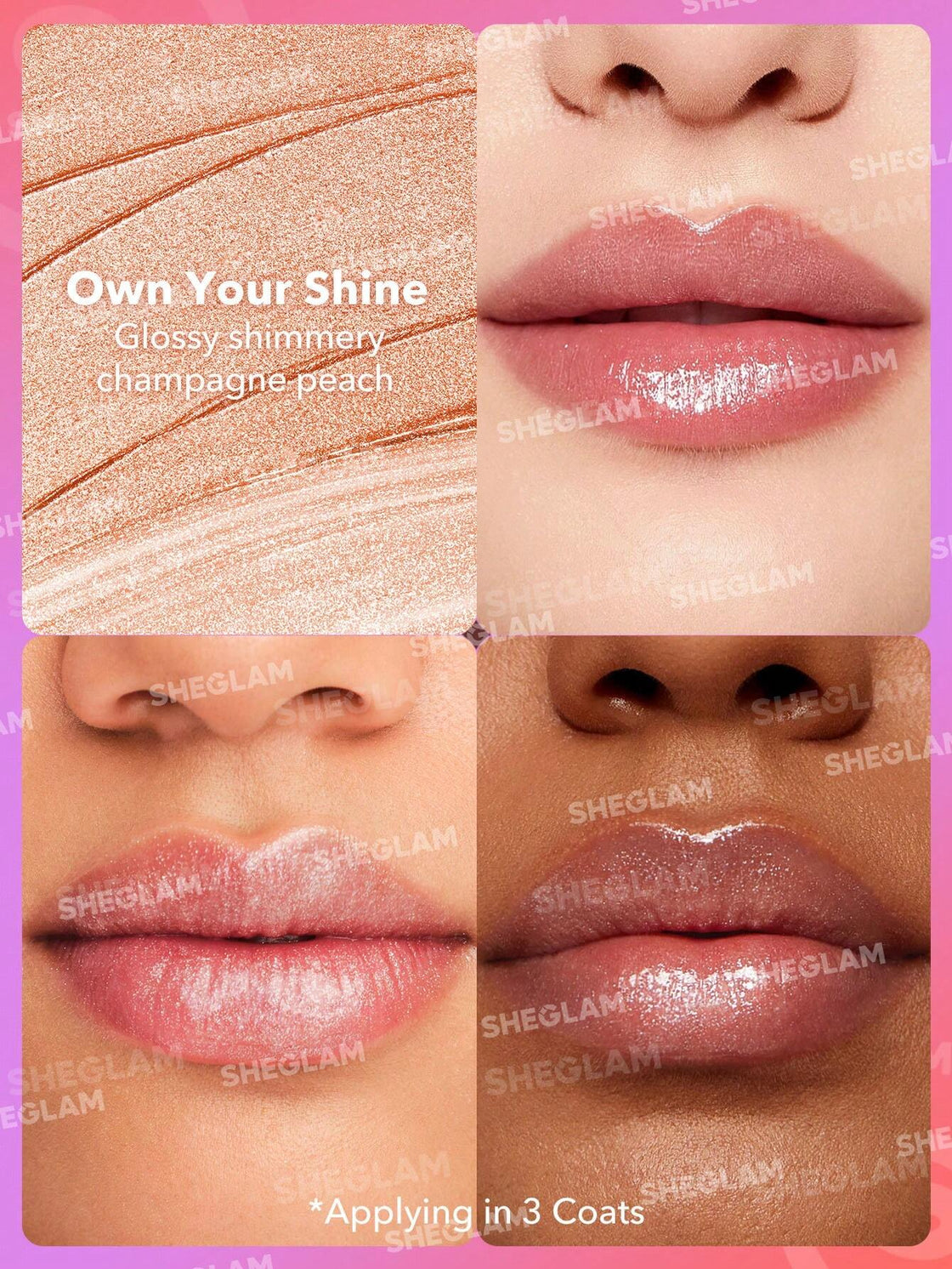 Sheglam Mirror Kiss High Shine Lipstick