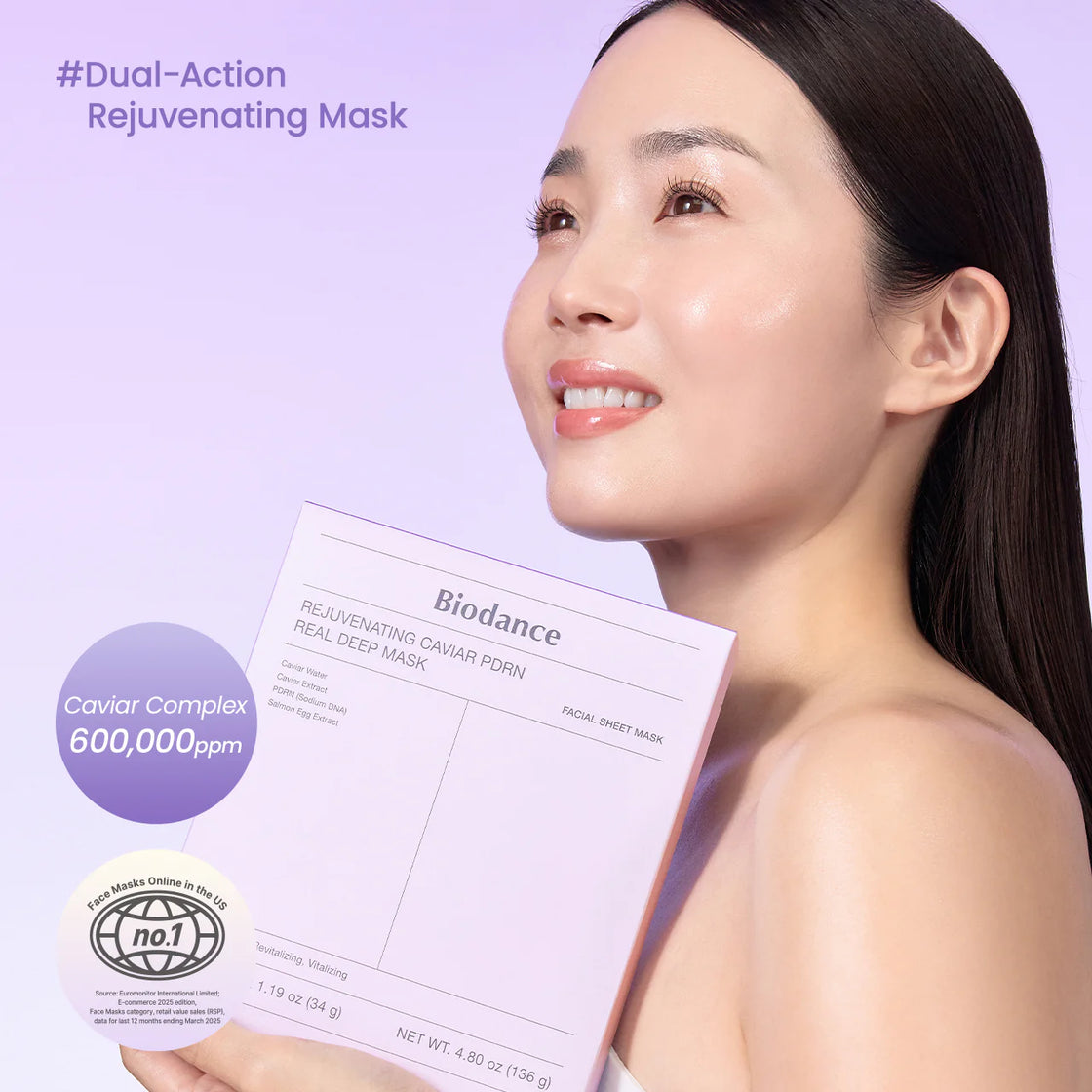 Biodance Rejuvenating Caviar PDRN Real Deep Mask-4 pcs