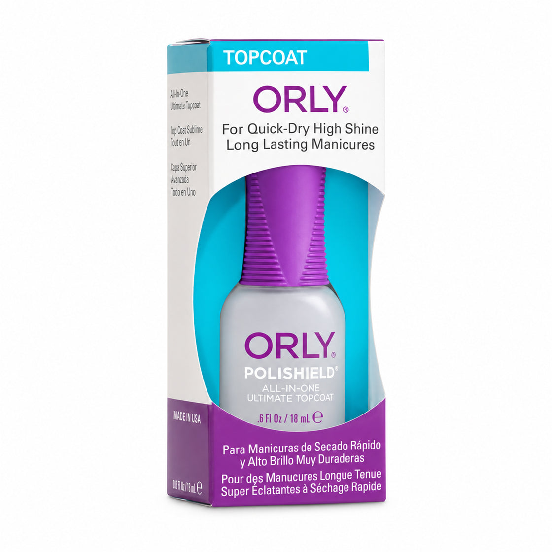 ORLY Polishield All-in-One Ultimate Top Coat – 18ml