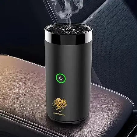 Portable Bakhoor Burner For Car / Office - Black