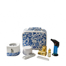 A complete Incense  kit bag - Versace Blue