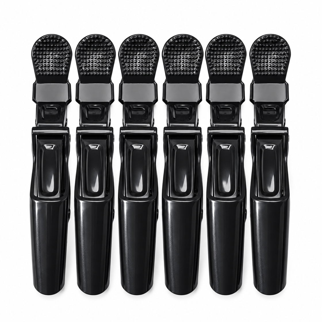Professional Hair Clips – Black, Set of 6 pcs