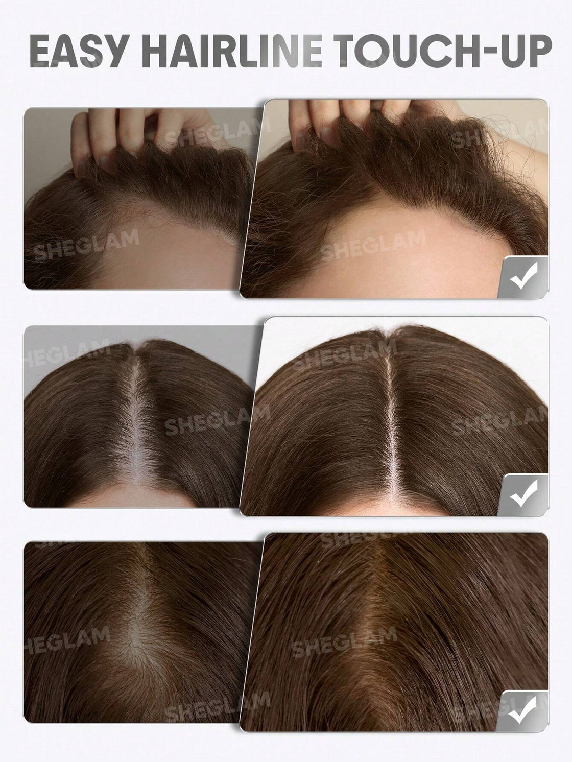 sheglam hair fix and fill hairline powder auburn 2g