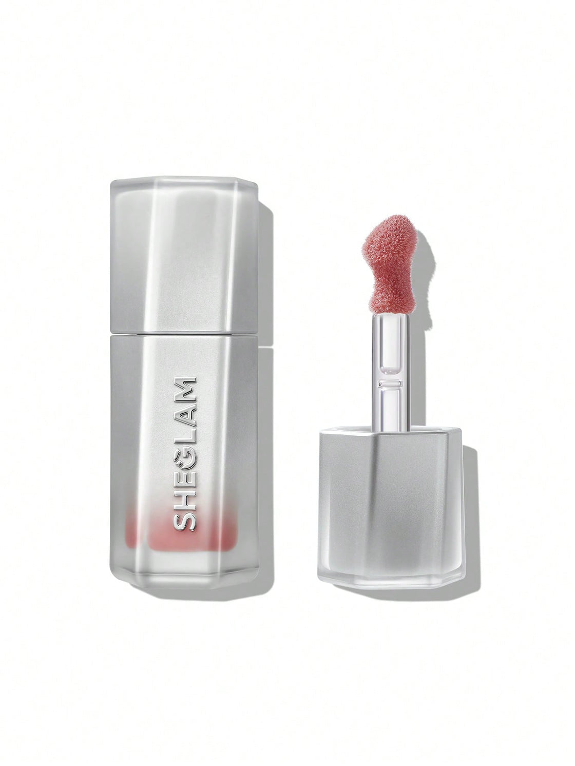 sheglam 12h long wearning glass lock air gloss 555 sepia kiss  3.4ml