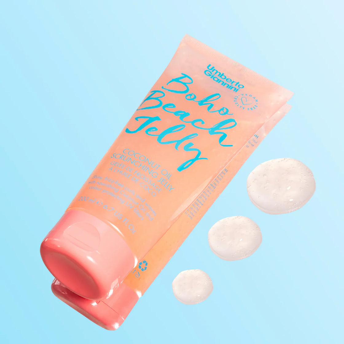 UMBERTO GIANNINI Boho Beach Coconut Oil Scrunching Jelly 200ml