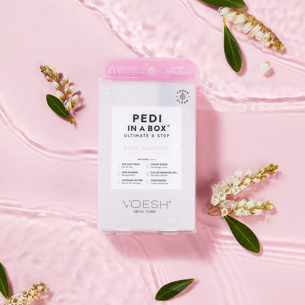VOESH Pedi in Box Ultimate 6 step Pedicure-Sage Fullness 