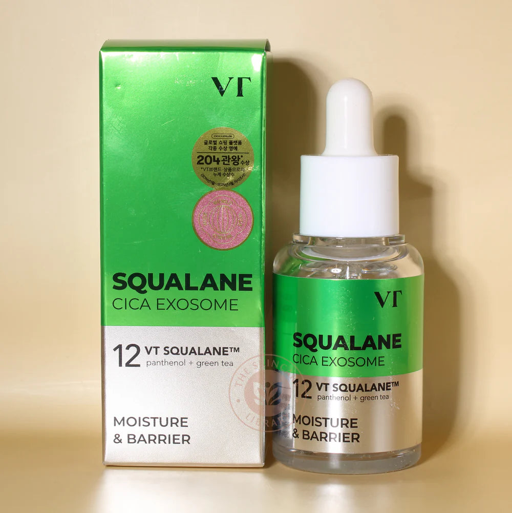 VT COSMETICS S4 Squalane CICA EXOSOME Moisture and Barrier Ampoule 30ml