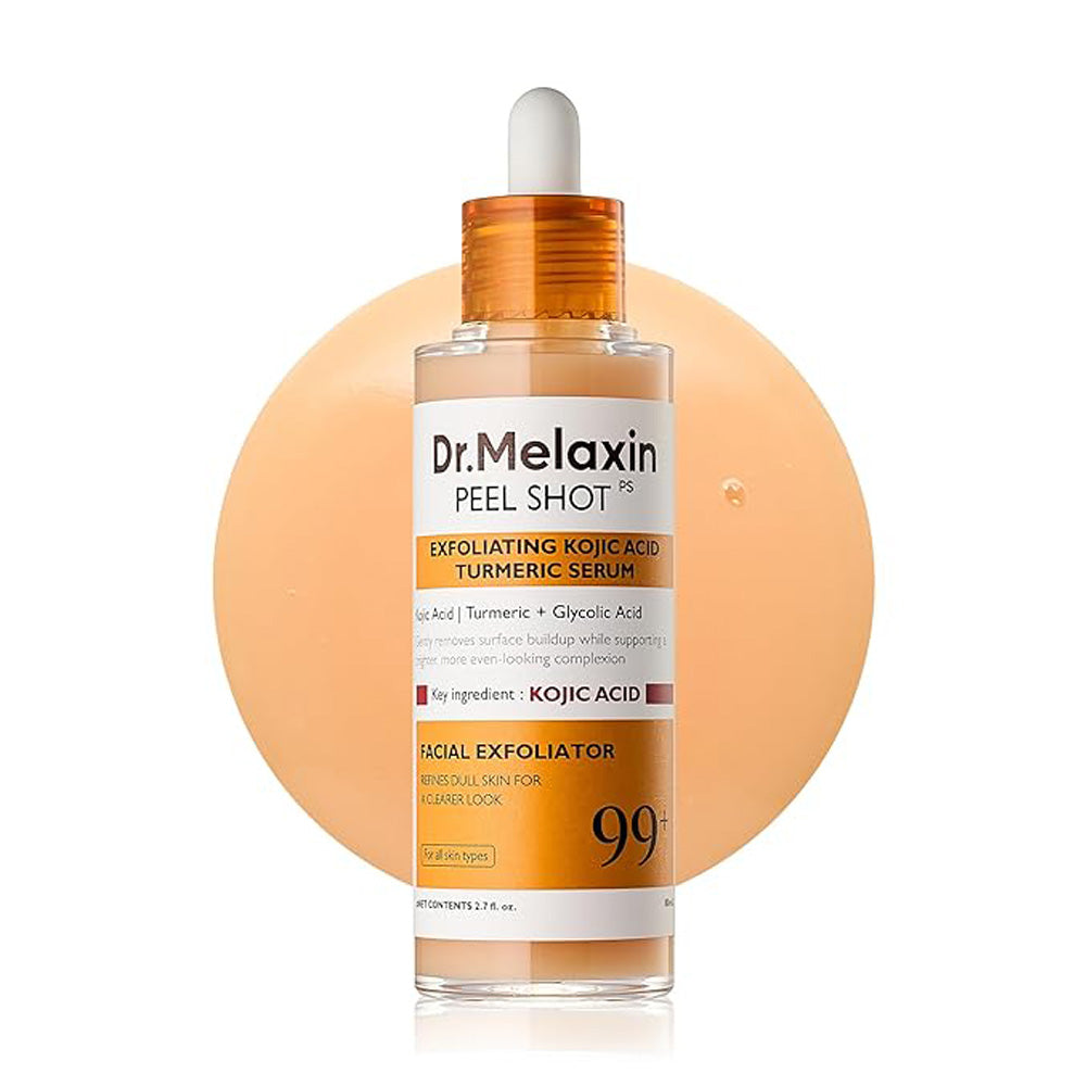dr.melaxin peel shot exfoliating kojic acid turmeric serum 80ml