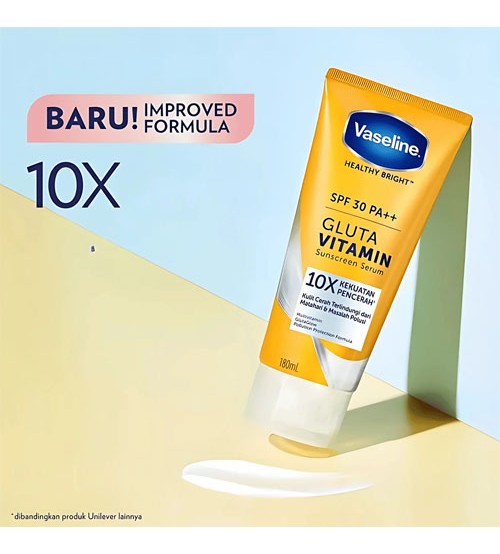 Vaseline SPF 30++ Gluta Vitamin sunscreen serum 180 ml