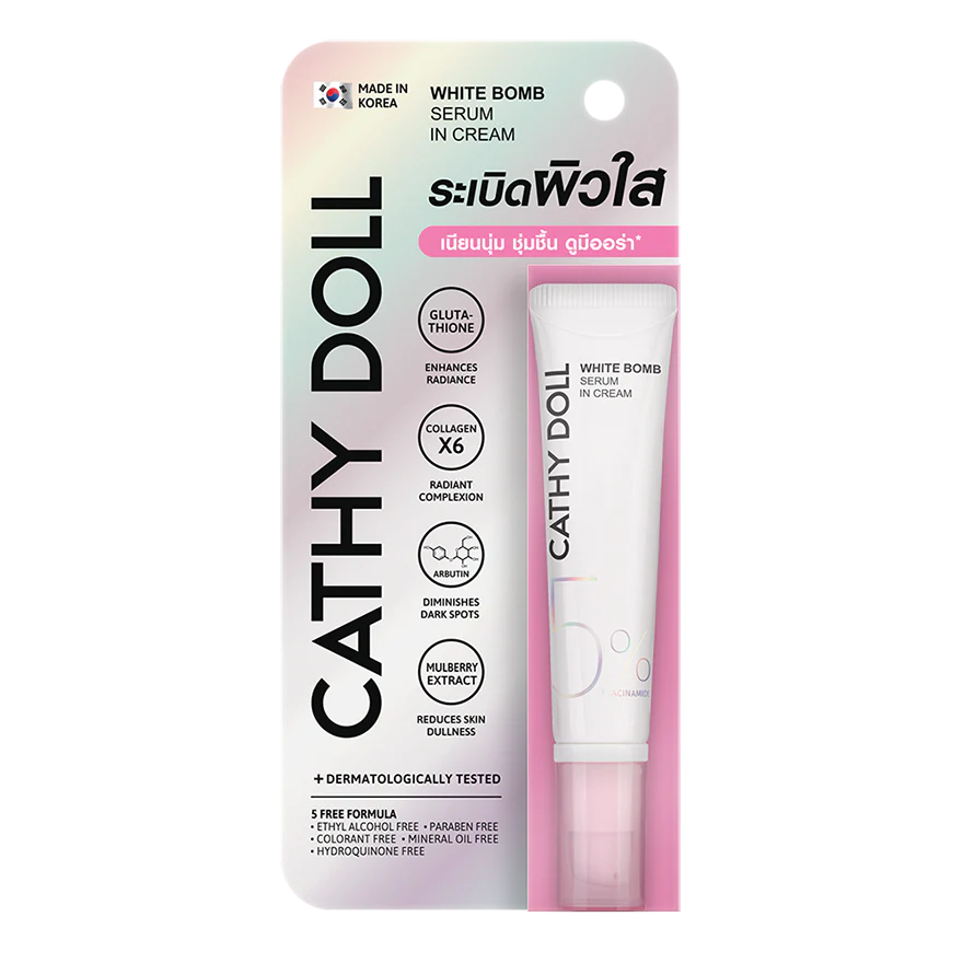 CATHY DOLL White Bomb Serum In Cream 5% Niacinamide -15ml