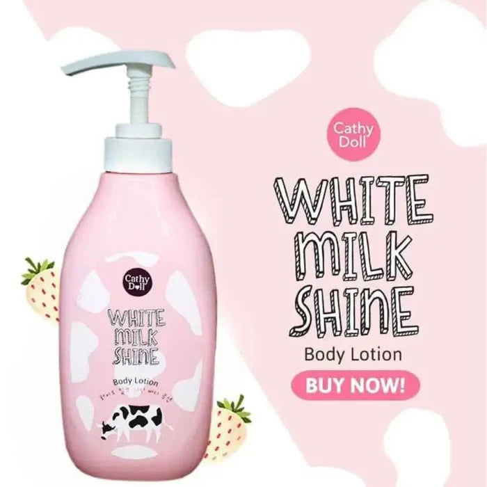 Cathy Doll White Milk Shine Body Lotion 450ml