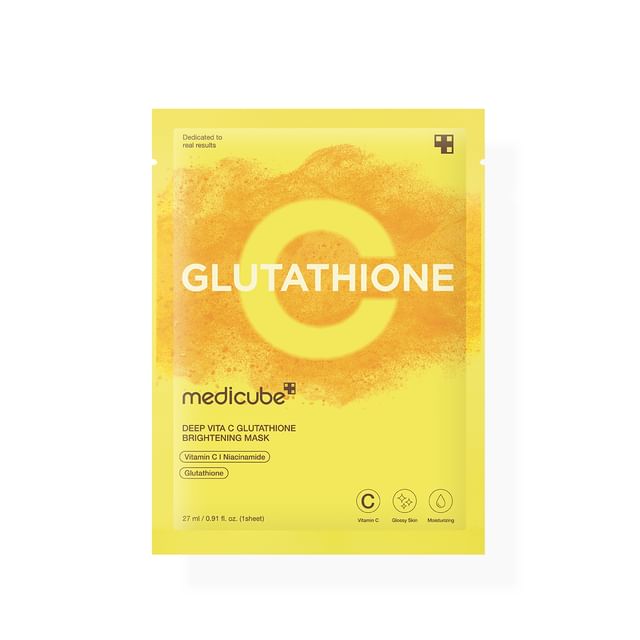 Medicube Deep Vita C Glutathione Brightening Mask 27ml