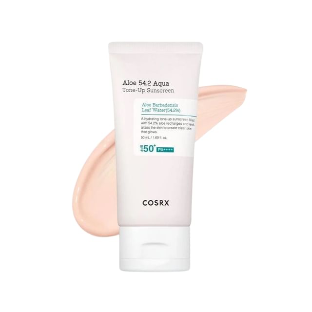 COSRX,  Aloe 54.2 Aqua Tone-up Sunscreen SPF 50+ PA++++ 50ml
