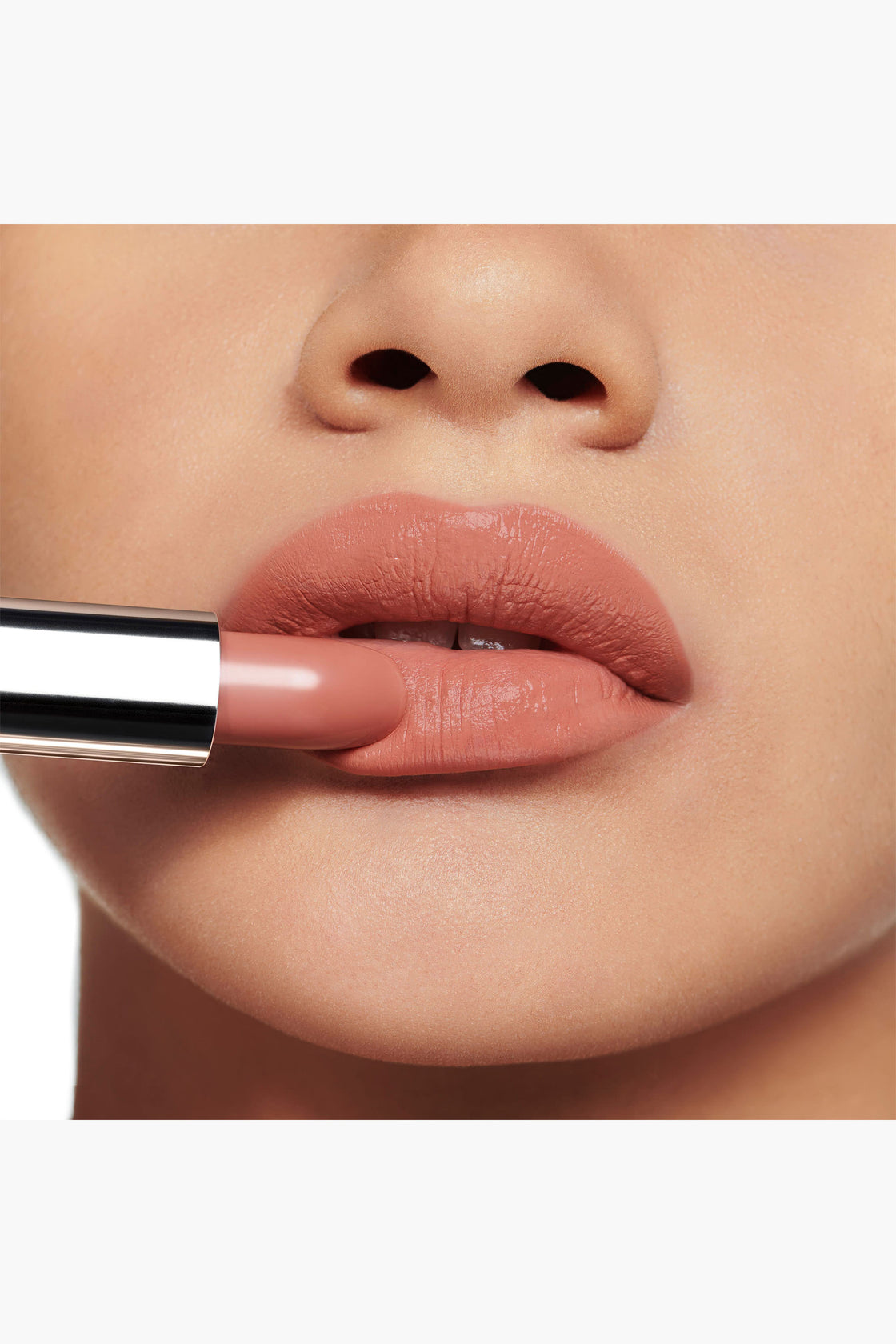 Dior Rouge Floral Lip Care Long Wear Lipstick RED 100 nude look Size 1.5g Mini