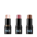 MLSMILE 3 Piece Cream Contour Stick Makeup Kit, Create Face Contour, Highlighter Bar, Blush Stick for Sculpting Cheeks, Bronzer Contour Sticks, Make-up Set 6g