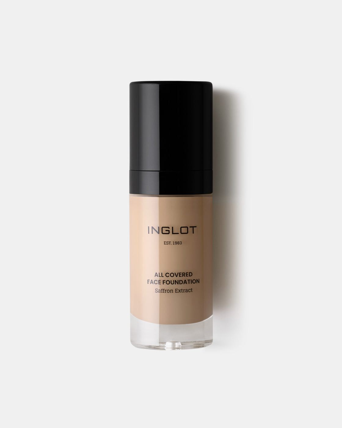 Inglot all covered face foundation saffron extract - 30ml