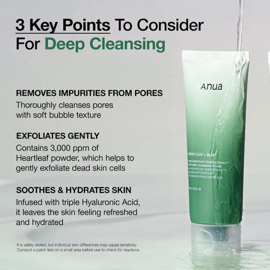 Anua Heartleaf BHA Foam Cleanser 25ml