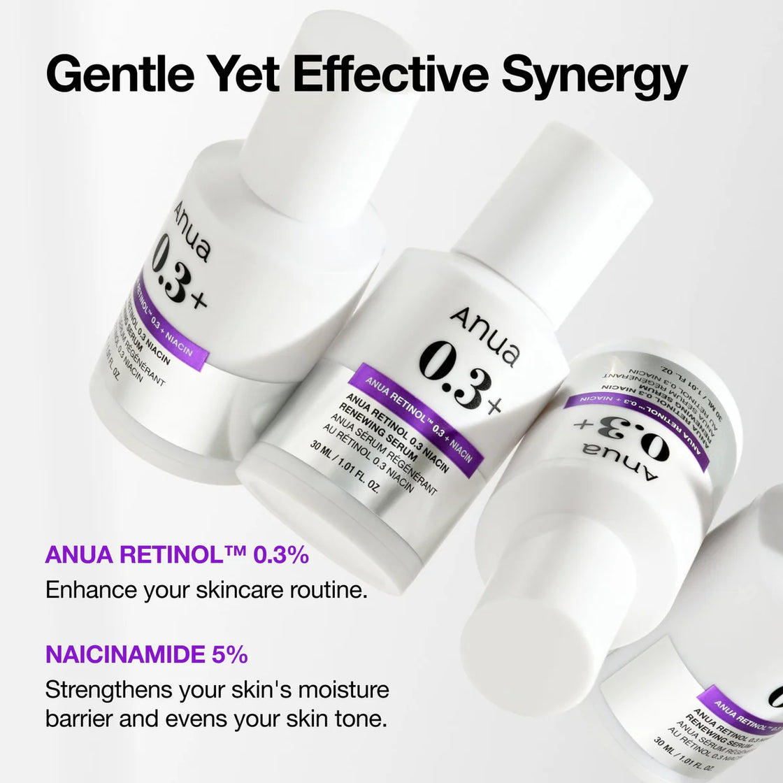 ANUA nano retinol 0.3% + niacin renewing serum 30ml