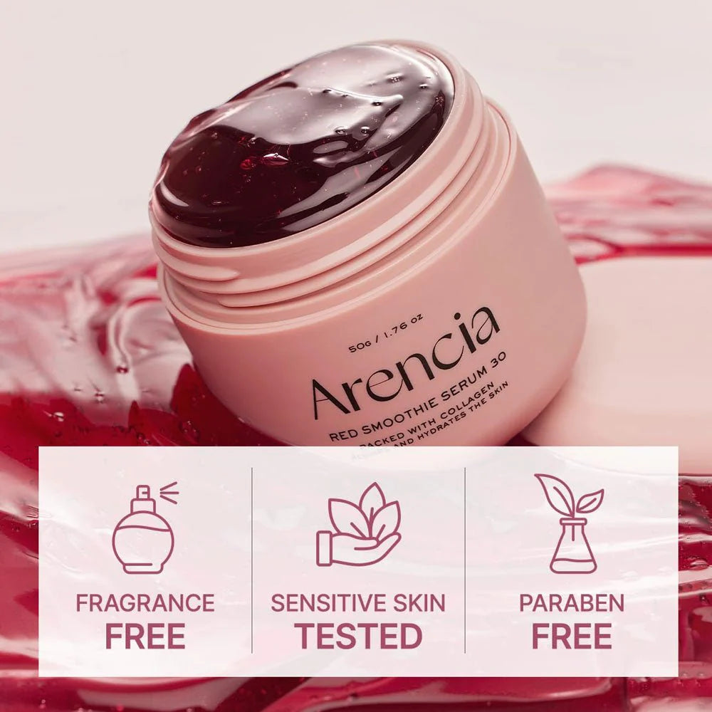 Arencia Red Smoothie Serum 30 packed with vitamins 50g