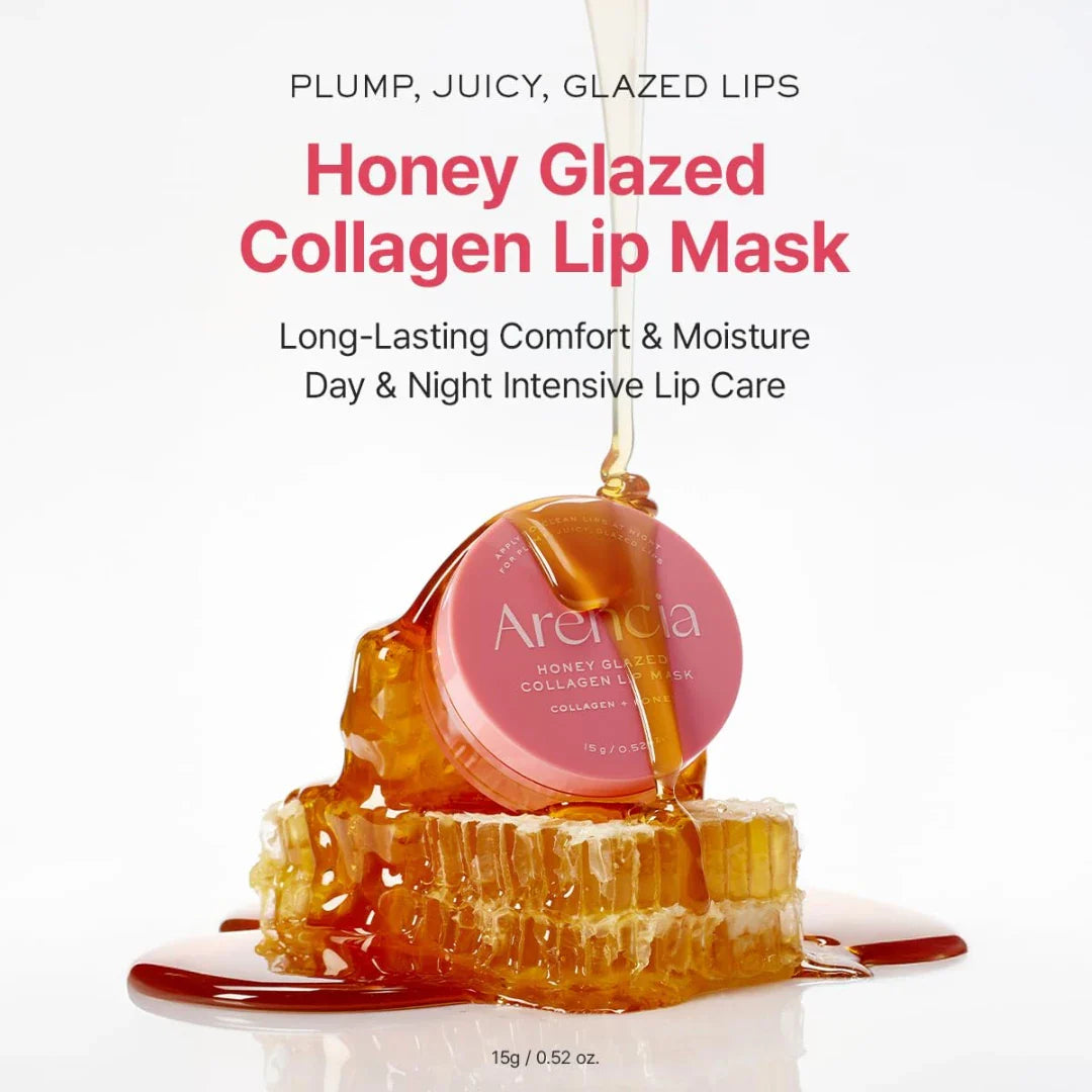 Arencia Honey Glazed Collagen Lip Mask 15g