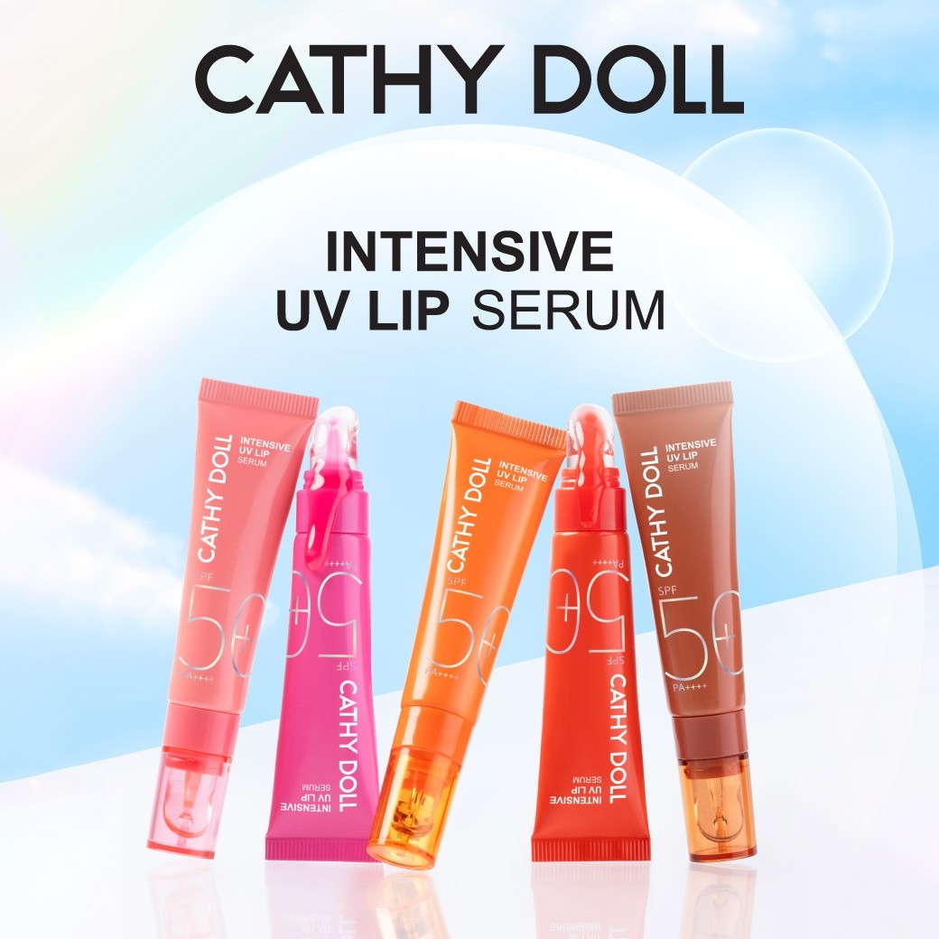 CATHY DOLL INTENSIVE UV LIP SERUM SPF50+ PA++++ 10ML #ORANGE