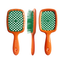 Sensation Super Magic Hair Brush - Orange & Green