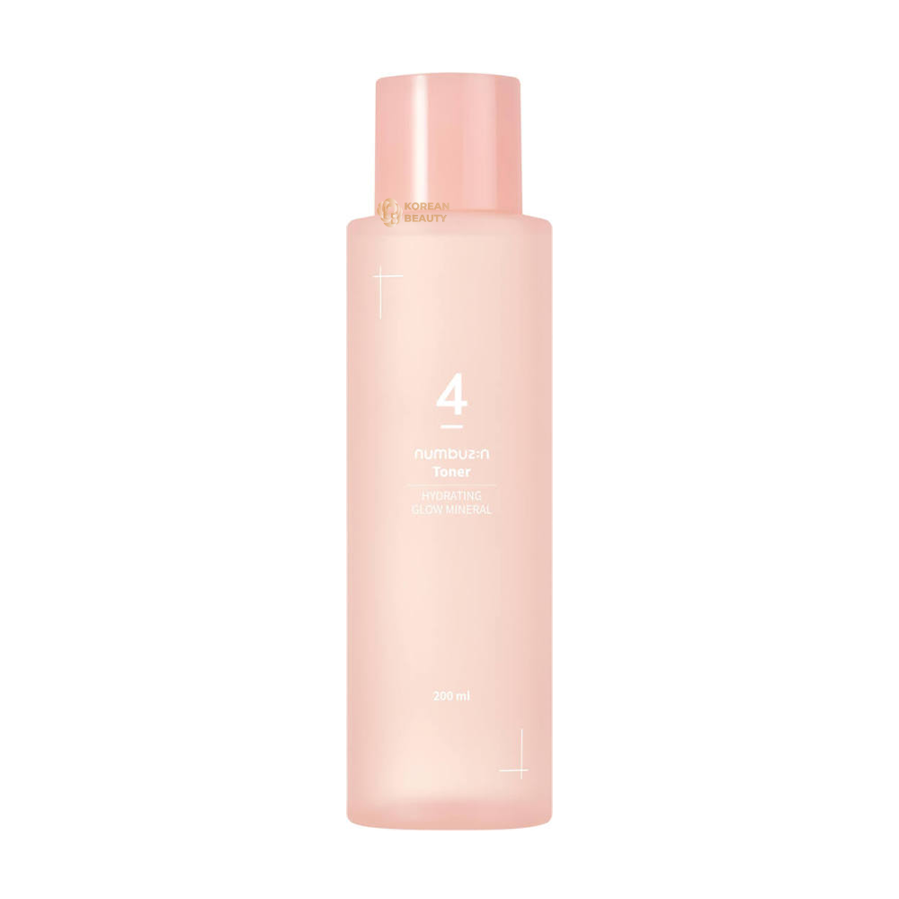 Numbuzin No.4 Hydrating Glow Mineral Toner- 200ml