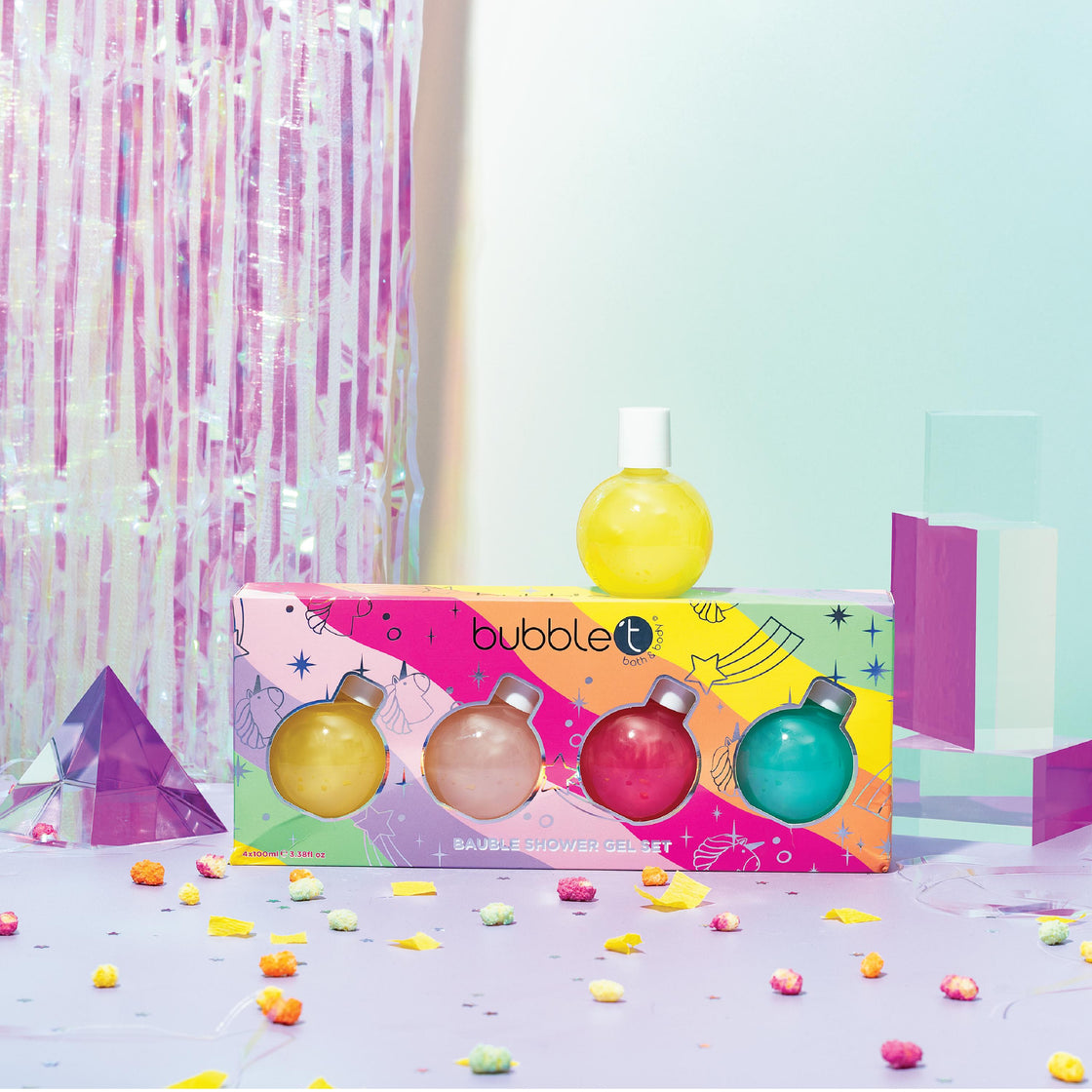 Bubble T Milkshake Bauble Bath Fizzer Gift Set