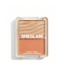 SHEGLAM Glam 101 Hybrid Highlighter & Blush Duo-St. Tropez Blush Highlighter Powder Palette