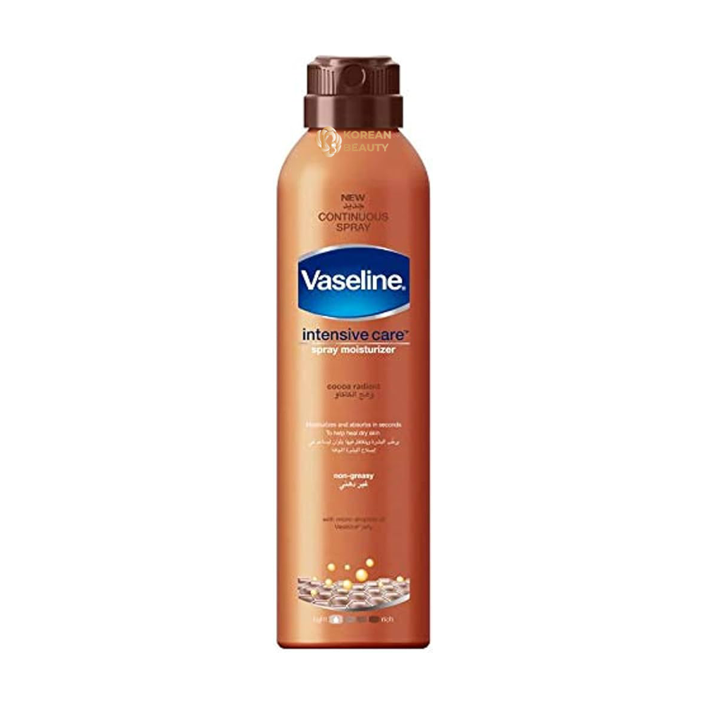 Vaseline Intensive Care Spray Body Lotion Cocoa Glow 190g