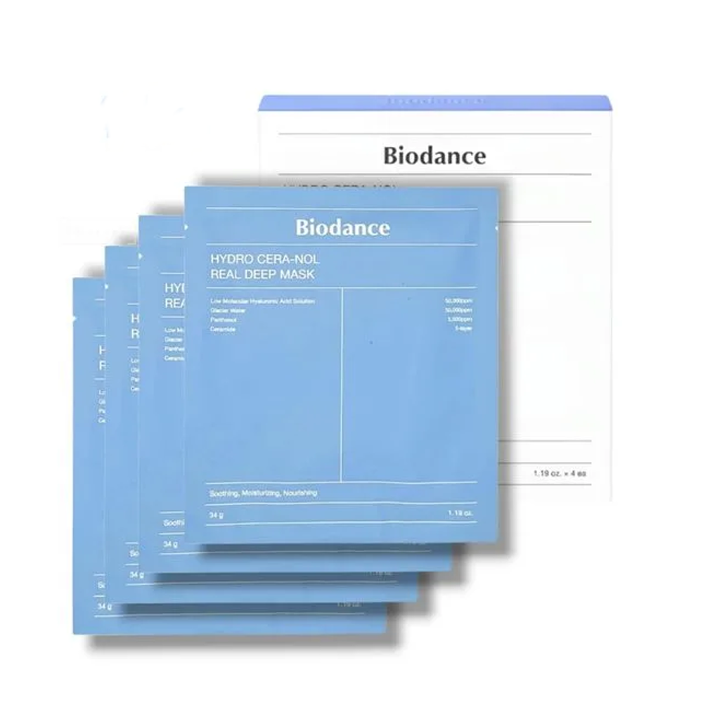BIODANCE Hydro Cera-Nol Real Deep Mask Sheet 4PCS