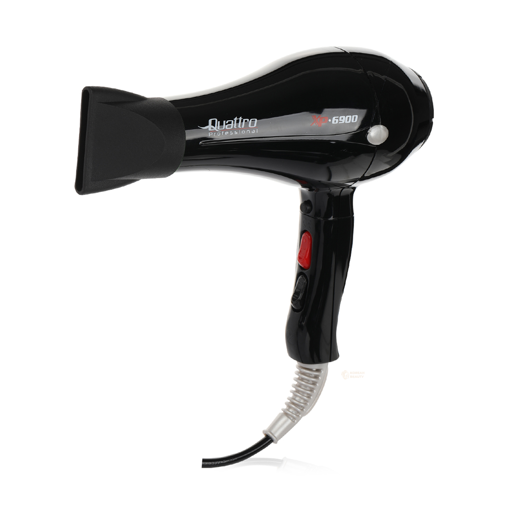 Quattro Professional Italian Hair Dryer 2500 Watts XP6900 Black