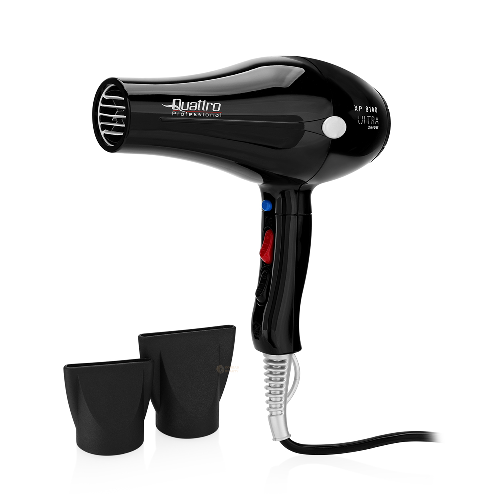 Quattro XP 8100 Ultra 2600W Hair Dryer - Black