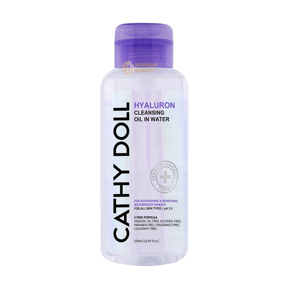 Cathy Doll Hyaluron Cleansing Oil in Water 500ml