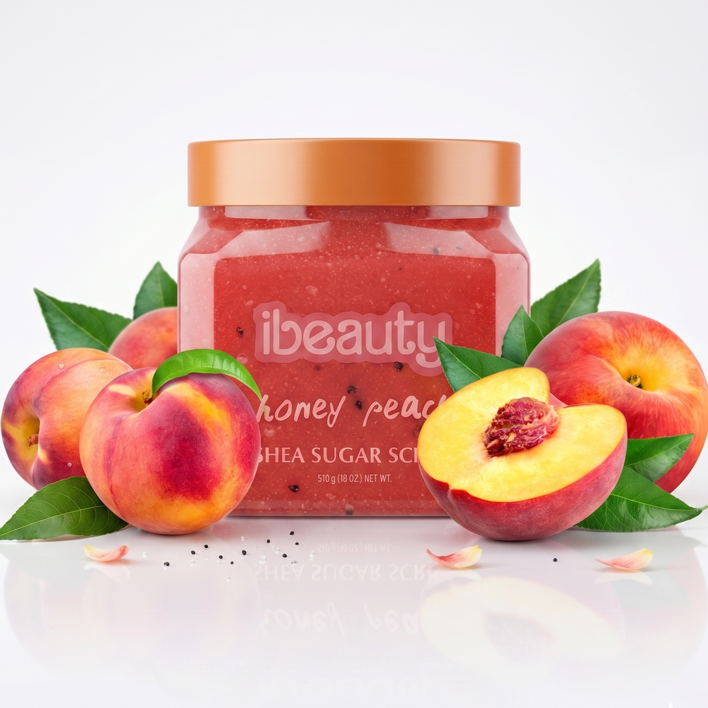 iBeauty Honey, Peach, Shea & Sugar Scrub 510g