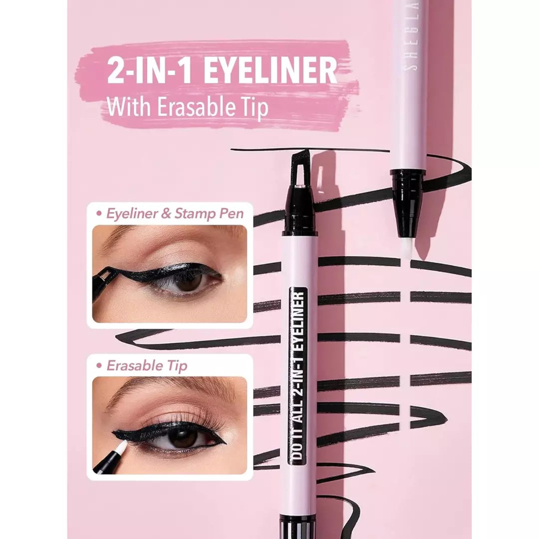 Sheglam Do It All 2-In-1 Eyeliner-Black-0.5ml