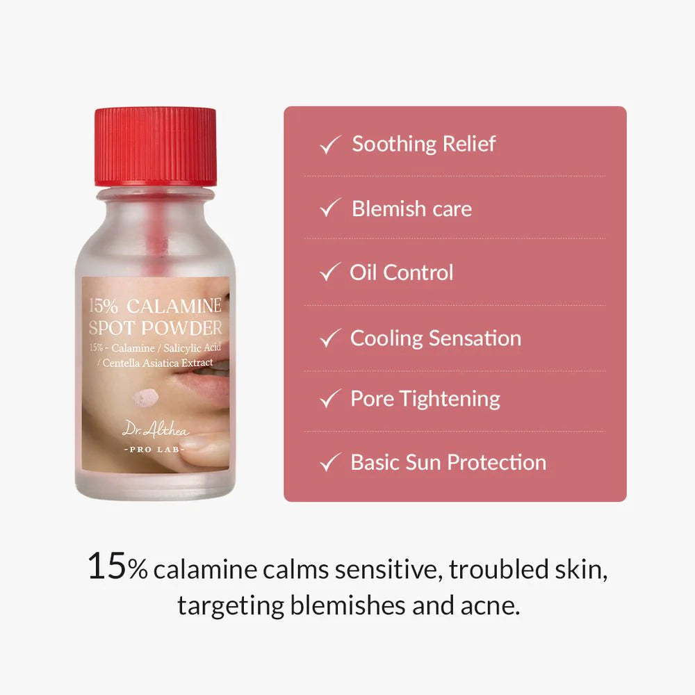Dr.Althea 15% Calamine Spot Powder 15ml – Korean Beauty