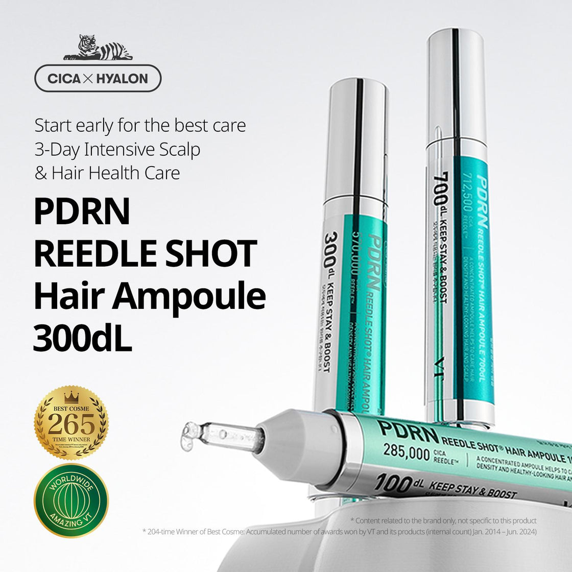 VT Cosmetics Reedle Shot Hair Ampoule 100