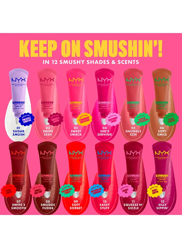 NYX Smushy Matte Lip Balm-Snuggle SZN-8ML
