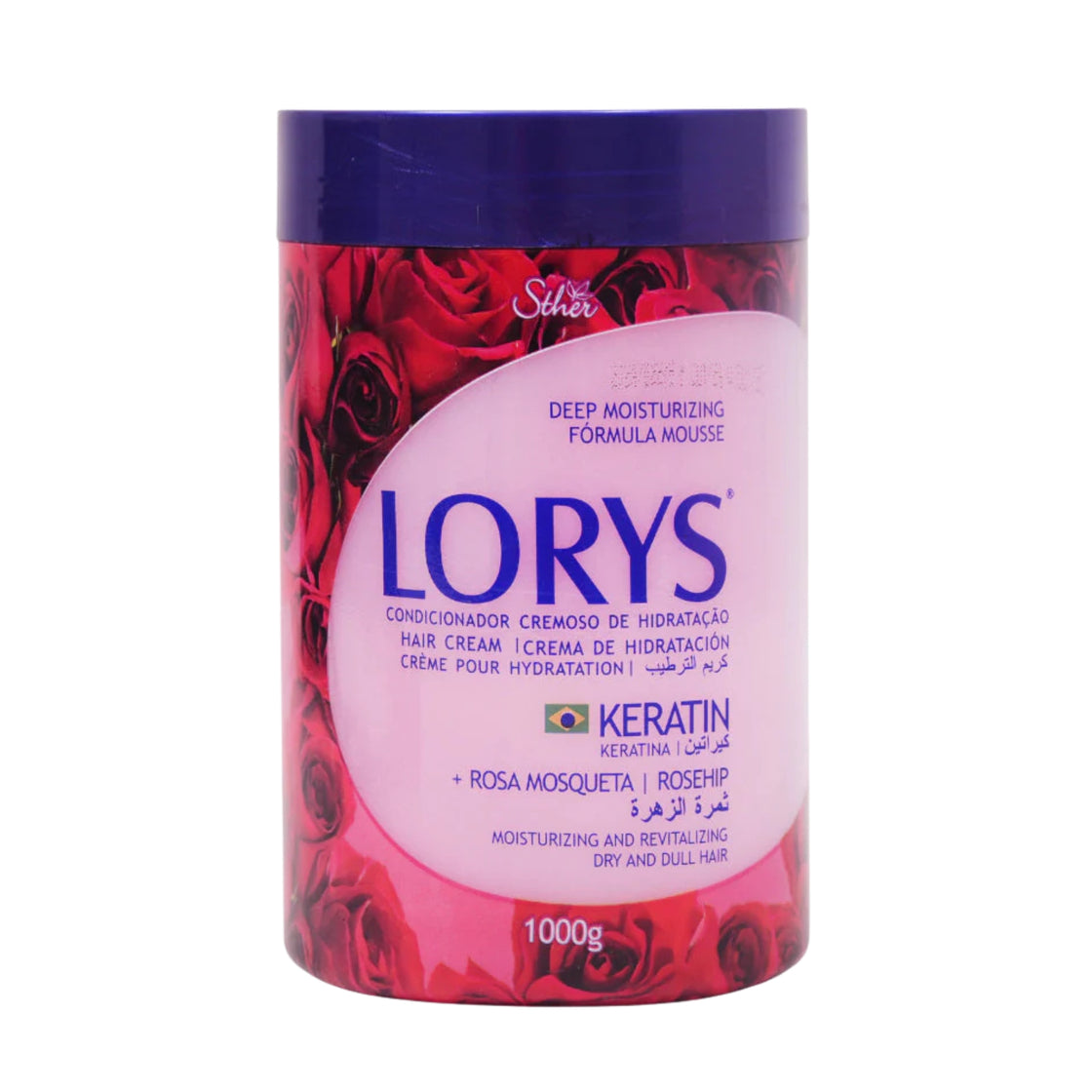 LORYS Keratin + Rosa Mosqueta Hair Cream 1000g
