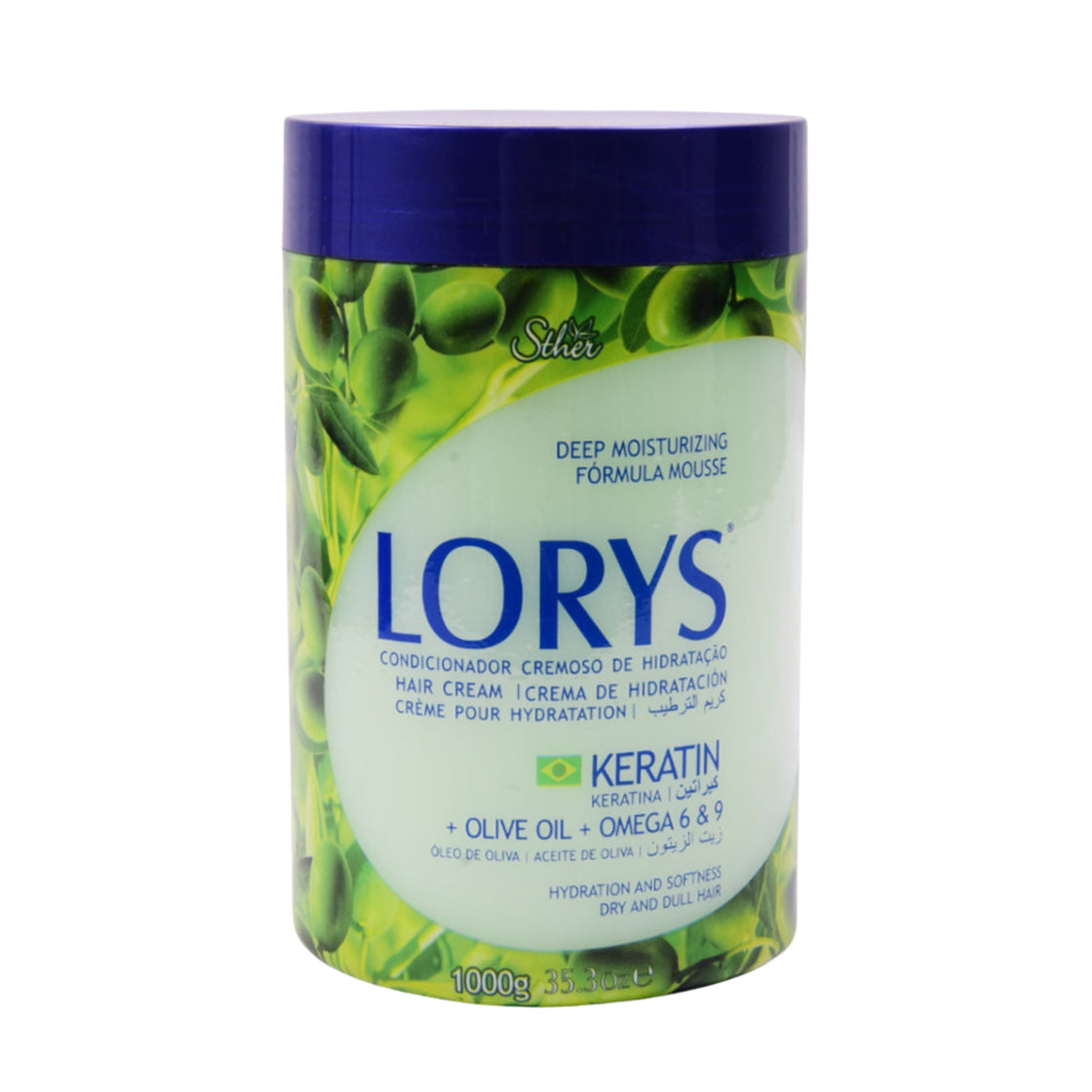 LORYS Keratin +  Olive Oil+ Omega 6& 9 Hair Cream 1000g