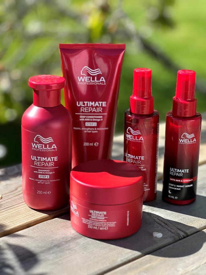 Wella Ultimate Repair Hair Care set-5 steps