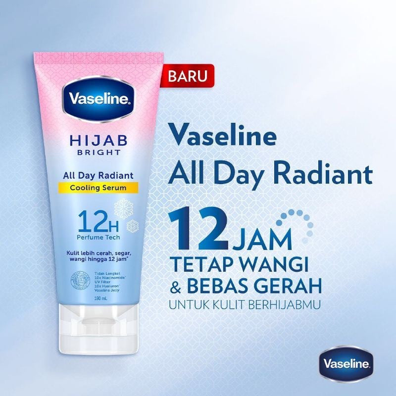 Vaseline Hijab Bright All Day Radiant Cooling Serum 180mL