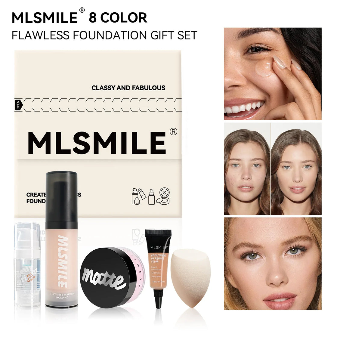MLSmile Flawless Foundation Gift Set A