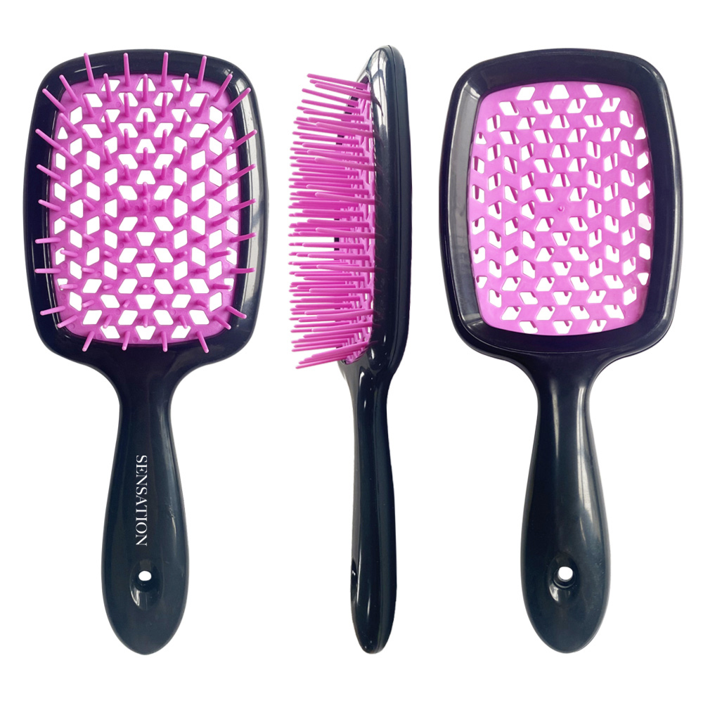 Sensation Super Magic Hair Brush black and pink