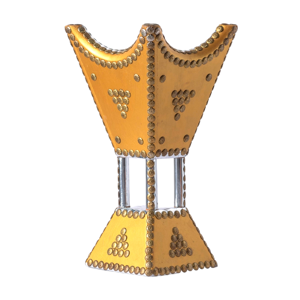 Royal incense burner hail Gold Extra Large 33CM