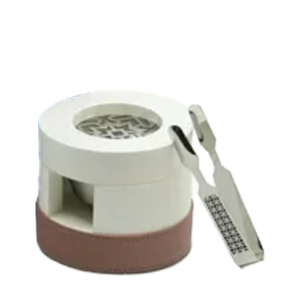 Tropic trading Circular Hair incense Burner White